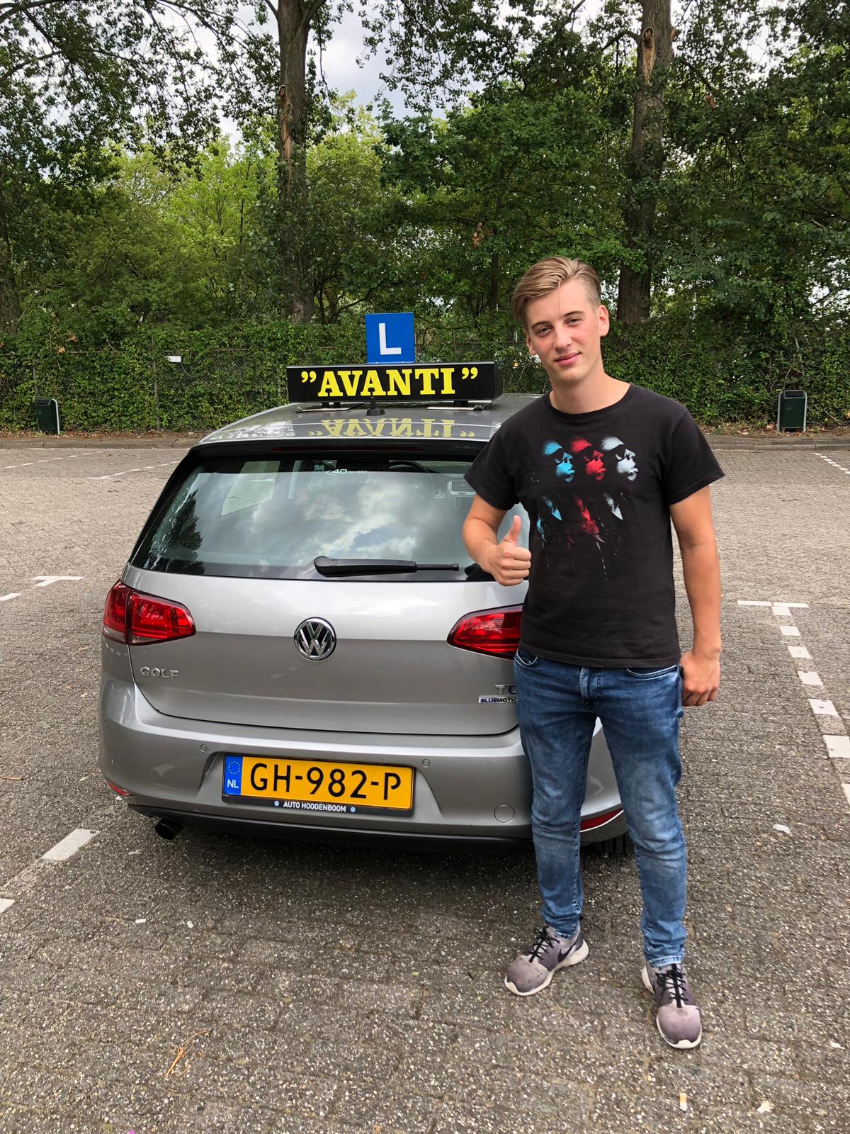 geslaagde Leerling Avanti Aug 2019