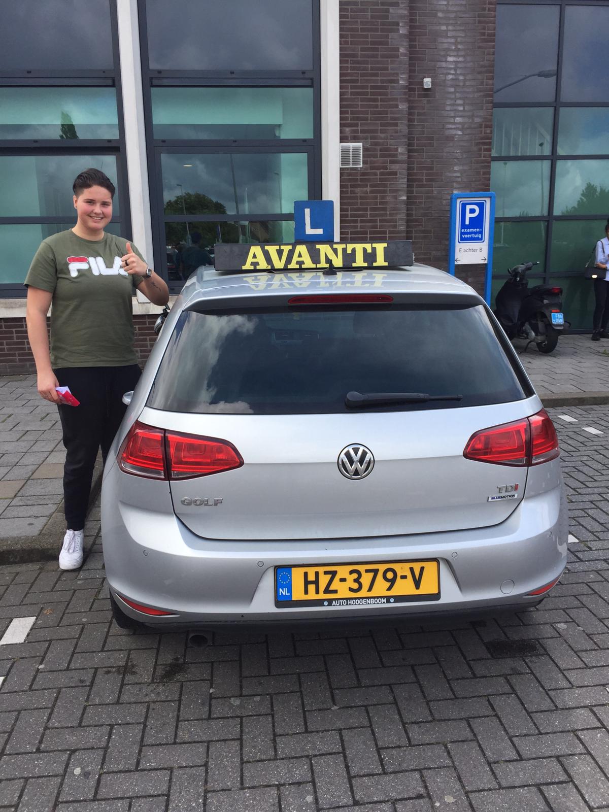 geslaagde Leerling Avanti Aug 2019